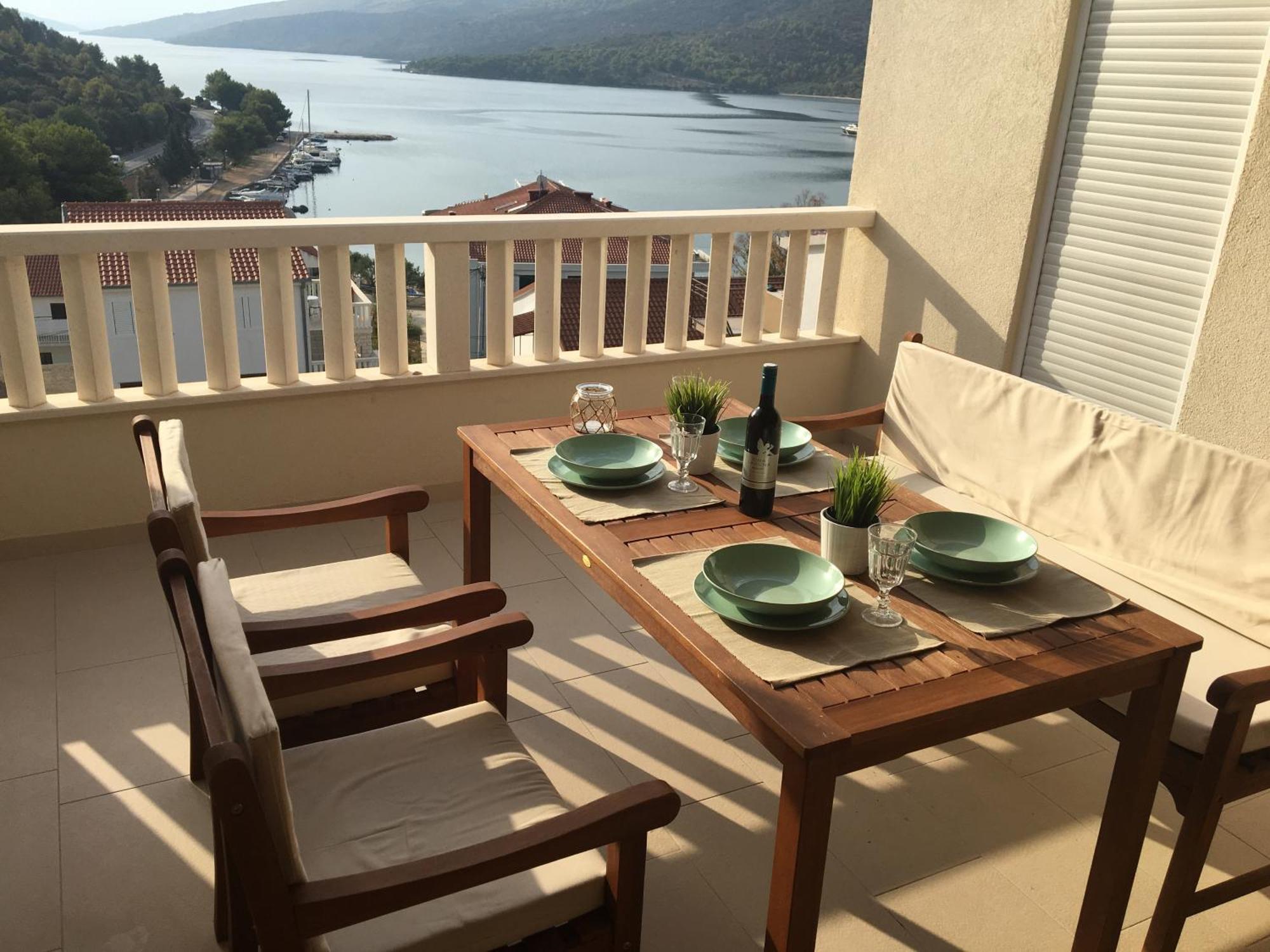 Mediterranean Apartment With Great Sea View Marina Ngoại thất bức ảnh